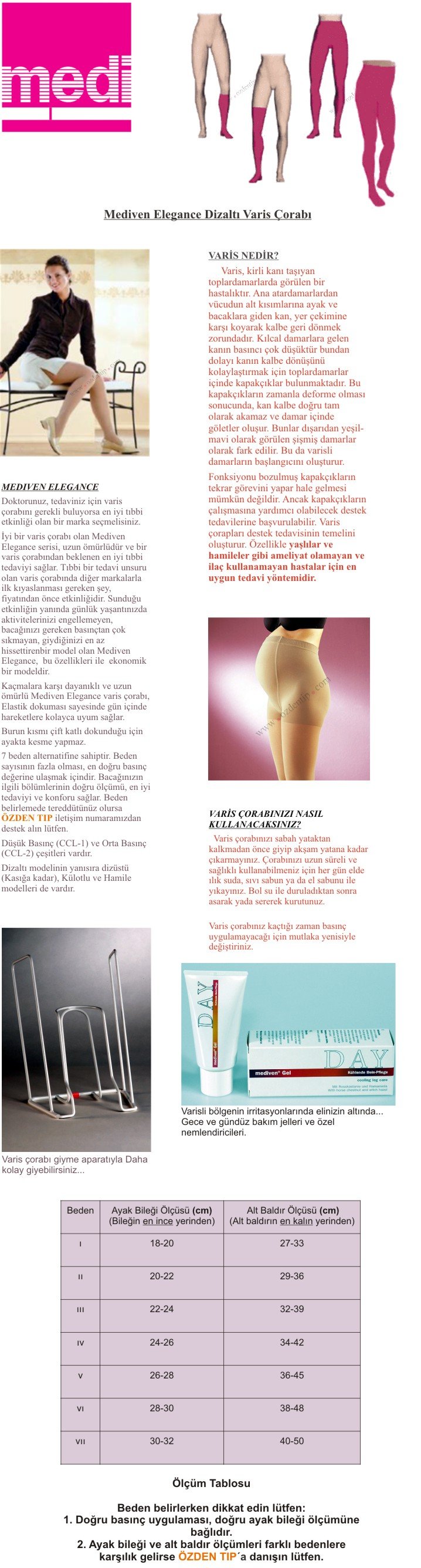 Elegance Dizaltı Varis Çorabı