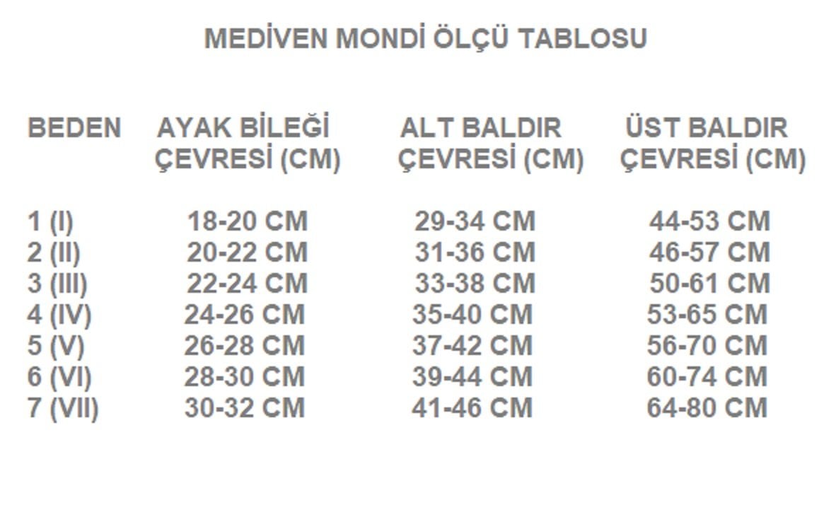 mediven-mondi-düzustu-beden-tablosu