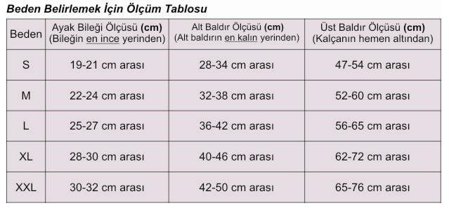 duomed_dizustu_varis_corabi_beden_tablosu