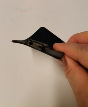 Karbon Rubber Tens Elektrod Pedi 2mm ve 4mm Girişli 6x9 cm