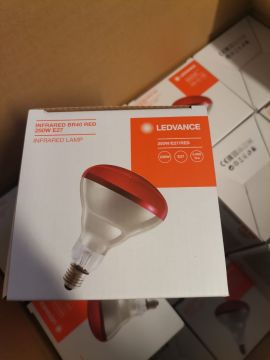 Ledvance İnfrared Lamba 250W E27 Kırmızı İnfraruj Ampul