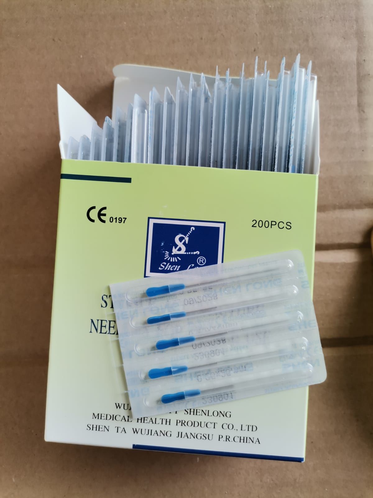 Shenlong Akupunktur İğnesi Kuru İğne Tekli Tüpte 200 adet