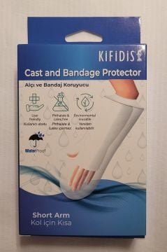 Su Geçirmez Alçı Bonesi Bandaj Koruyucu Kasnaksız Lastikli Kısa Kol