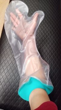 Su Geçirmez Alçı Bonesi Bandaj Koruyucu Kasnaksız Lastikli Kısa Kol