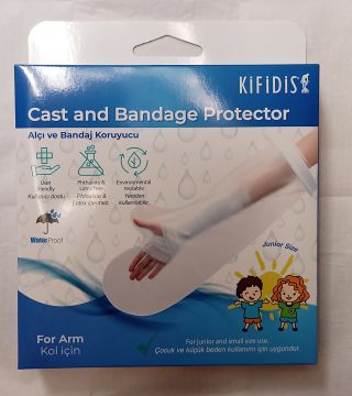 Su Geçirmez Alçı Bonesi Bandaj Koruyucu ÇOCUK BOY- Kol için