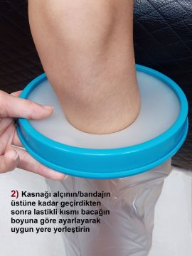 Su Geçirmez Alçı Bonesi Bandaj Koruyucu ÇOCUK BOY- Bacak için