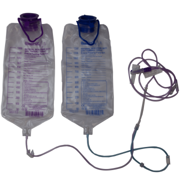 Enteral İletim Pompası Seti - Mama Torbası İkili Mama Torbası