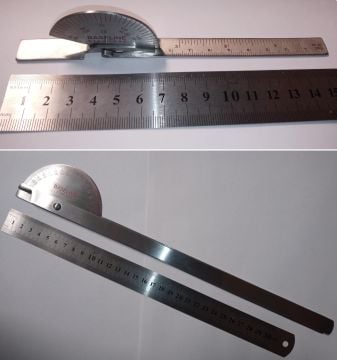 Baseline Metal Gonyometre Seti 6'lı Fizik Tedavi Gonyometre Seti