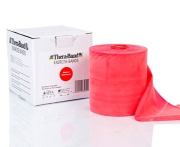 Theraband Kırmızı Egzersiz Bandı 45 mt
