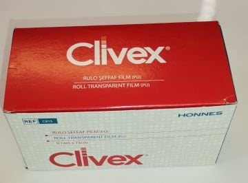 Clivex 15cm x 10m PU Şeffaf Rulo Su Geçirmez Film Yara Örtüsü