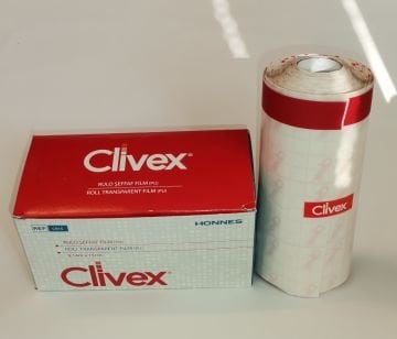 Clivex 15cm x 9.14 metre PU Şeffaf Su Geçirmez Film Yara Örtüsü