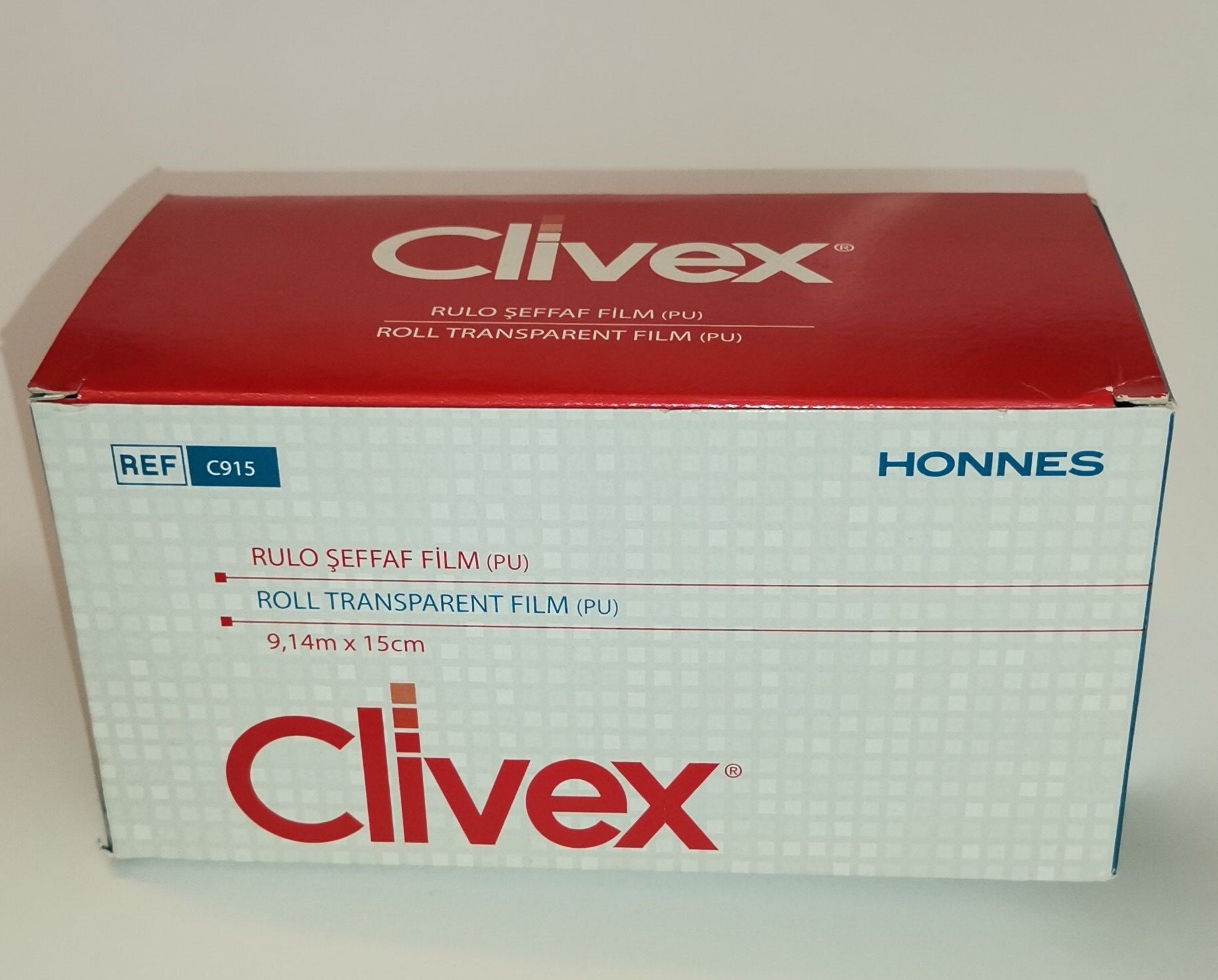 Clivex 15cm x 10m PU Şeffaf Rulo Su Geçirmez Film Yara Örtüsü