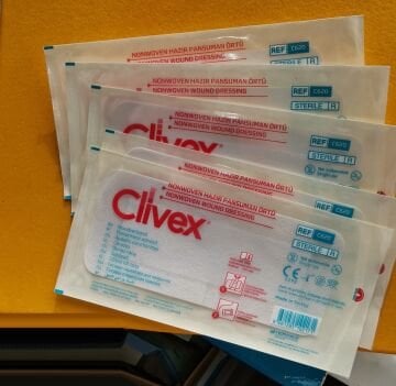 Clivex 9 x 20 cm Steril Hazır Pansuman Yara Örtüsü