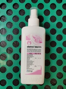 Detroderm 250 mL IPA El Dezenfektanı, Sprey Püskürtme Uçlu
