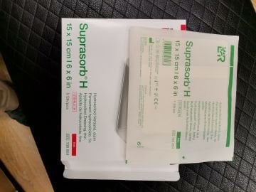 108864 Suprasorb H Thin 15x15cm Hidrokolloid Yara Örtüsü 5 adet