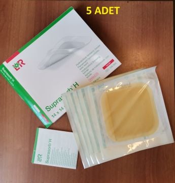 108866 Suprasorb H Border 14x14 cm Hidrokolloid Yapışkanlı Yara Örtüsü 5 ADET
