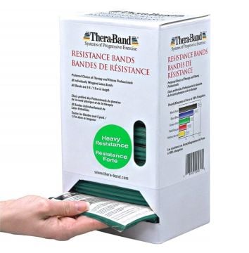 Theraband Yeşil Egzersiz Dispenser Paket 1.5 metre