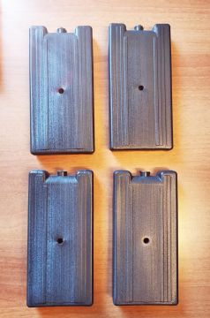 Sulu Plastik Buz Aküsü 340 gr Çok Kullanımlık 17.5x8.5x2 cm 4 ADET