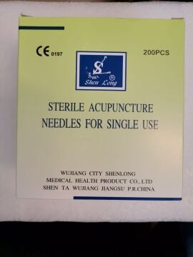 ShenLong Çelik Kuru İğne Tekli Tüplerde 1000 Adet