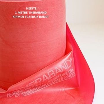 Theraband Egzersiz Bandı Ve Tubing Tutma Aparatı Seti 4 parça