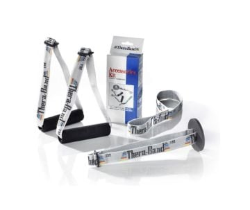 Theraband Egzersiz Bandı Ve Tubing Tutma Aparatı Seti 4 parça