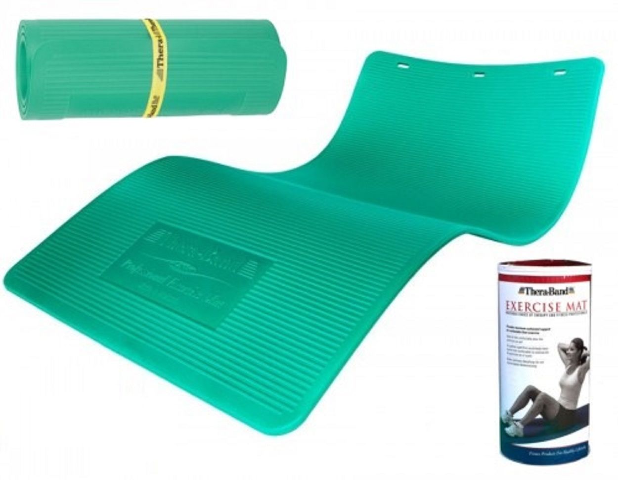 Theraband Egzersiz Pilates Matı Exercise Mat Yeşil - 190x100x1.5 cm