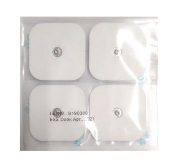 Tens Elektrod Pedi Çıtçıtlı 5x5 cm Pakette 4 Adet