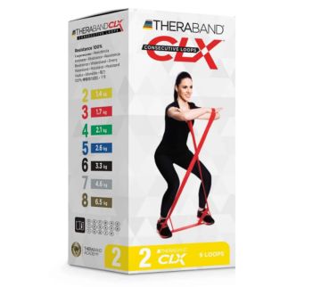 Theraband CLX Consecutive Loops Band 2 mt Sarı 1.4 kg direnç