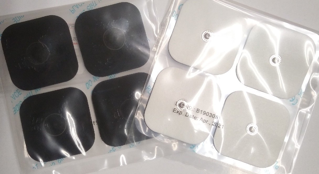 Tens Elektrod Pedi Çıtçıtlı 5x5 cm Pakette 4 Adet