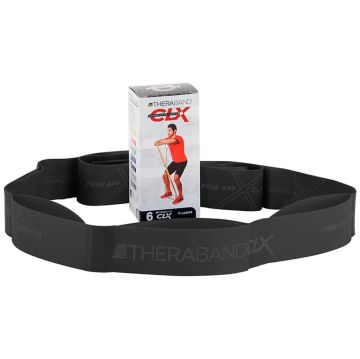 Theraband CLX Consecutive Loops Band 2 mt Siyah 3.3 kg direnç