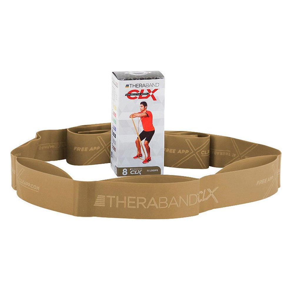 Theraband CLX Consecutive Loops Band 2 mt Gold 6.5 kg direnç