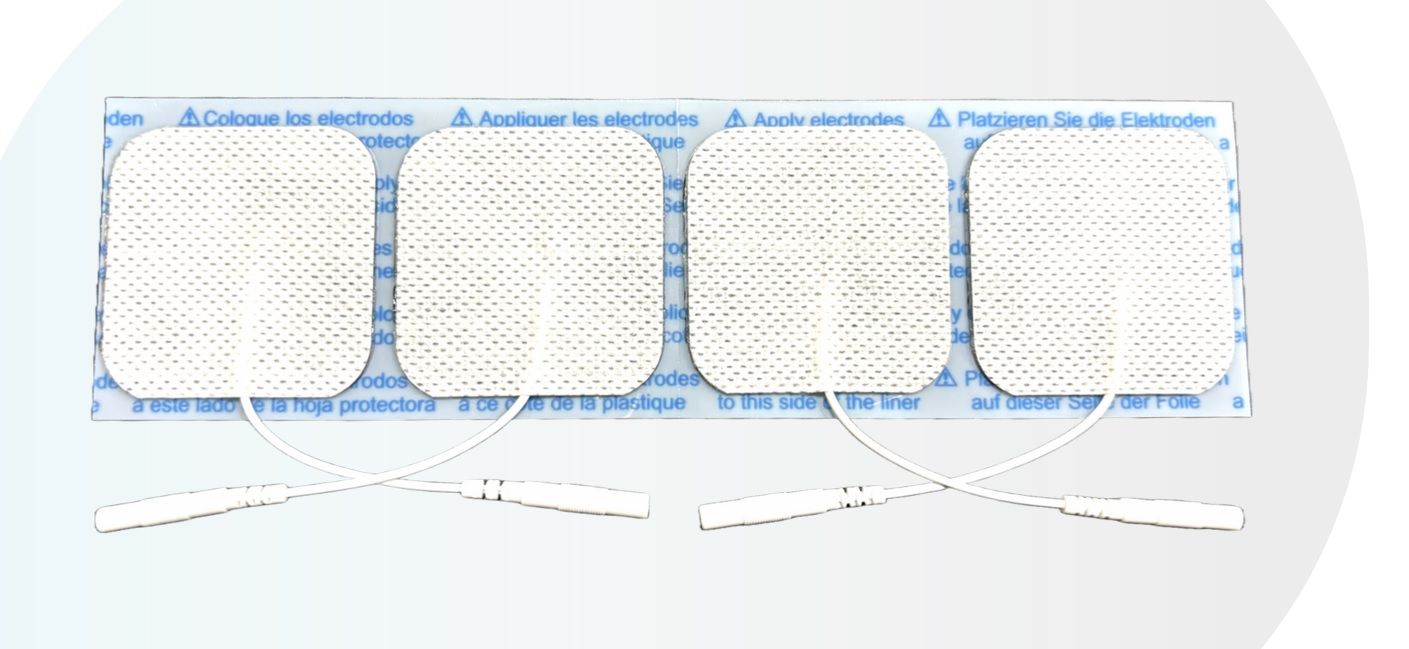 Everway Tens Elektrod Pedi 5x5 cm Kablolu 4lü Paket