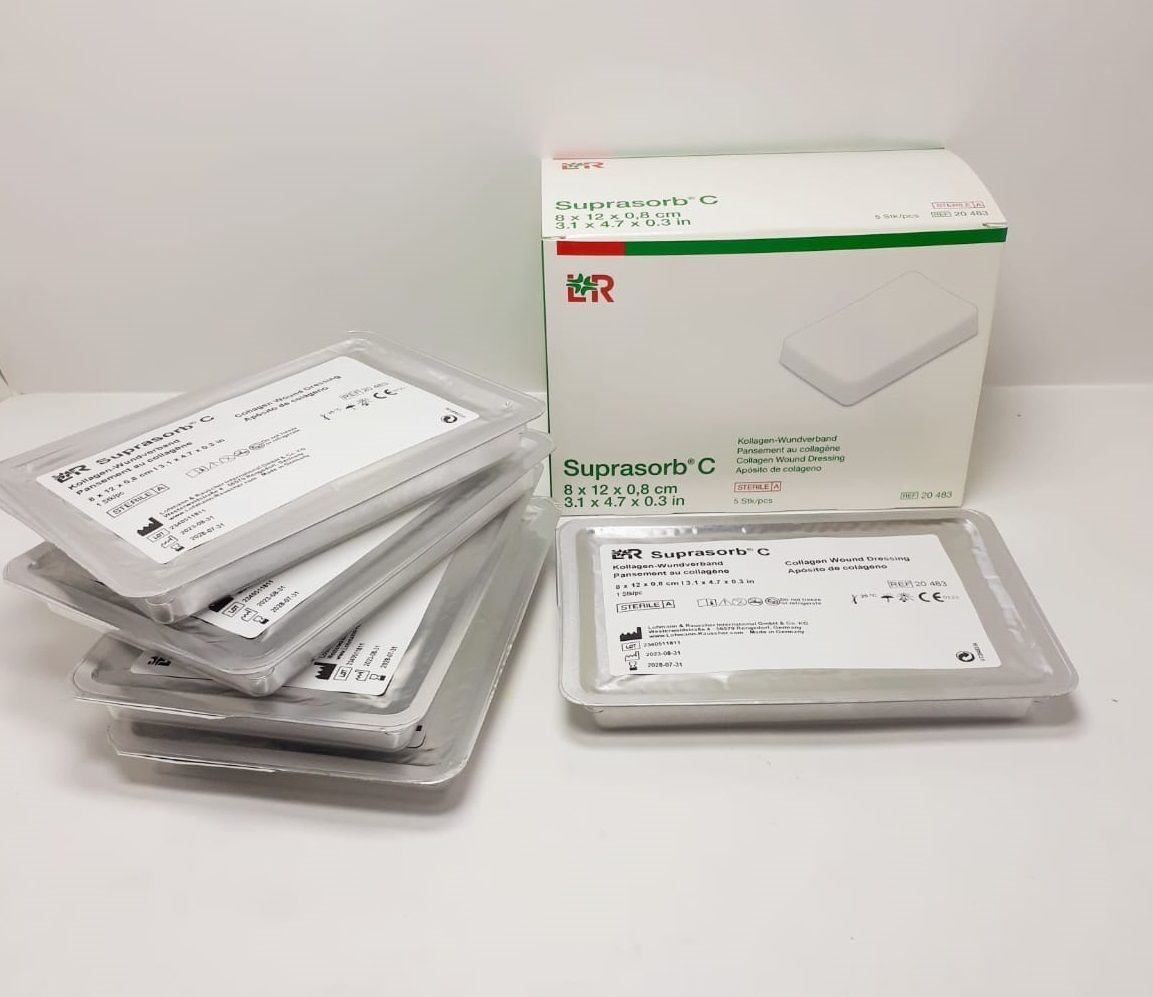 Suprasorb C Kollajen Yara Dolgu Örtüsü 8x12 cm 5 ADET