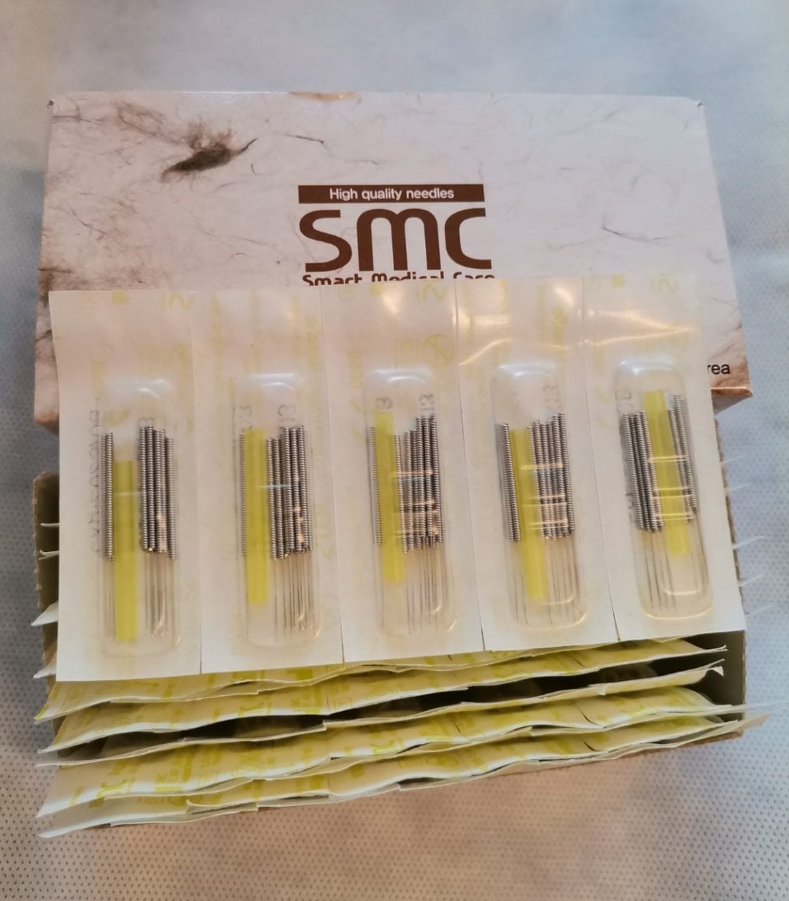 SMC Çelik Akupunktur İğnesi Kuru İğne 1000 adet Smc 0,22 x 13 mm