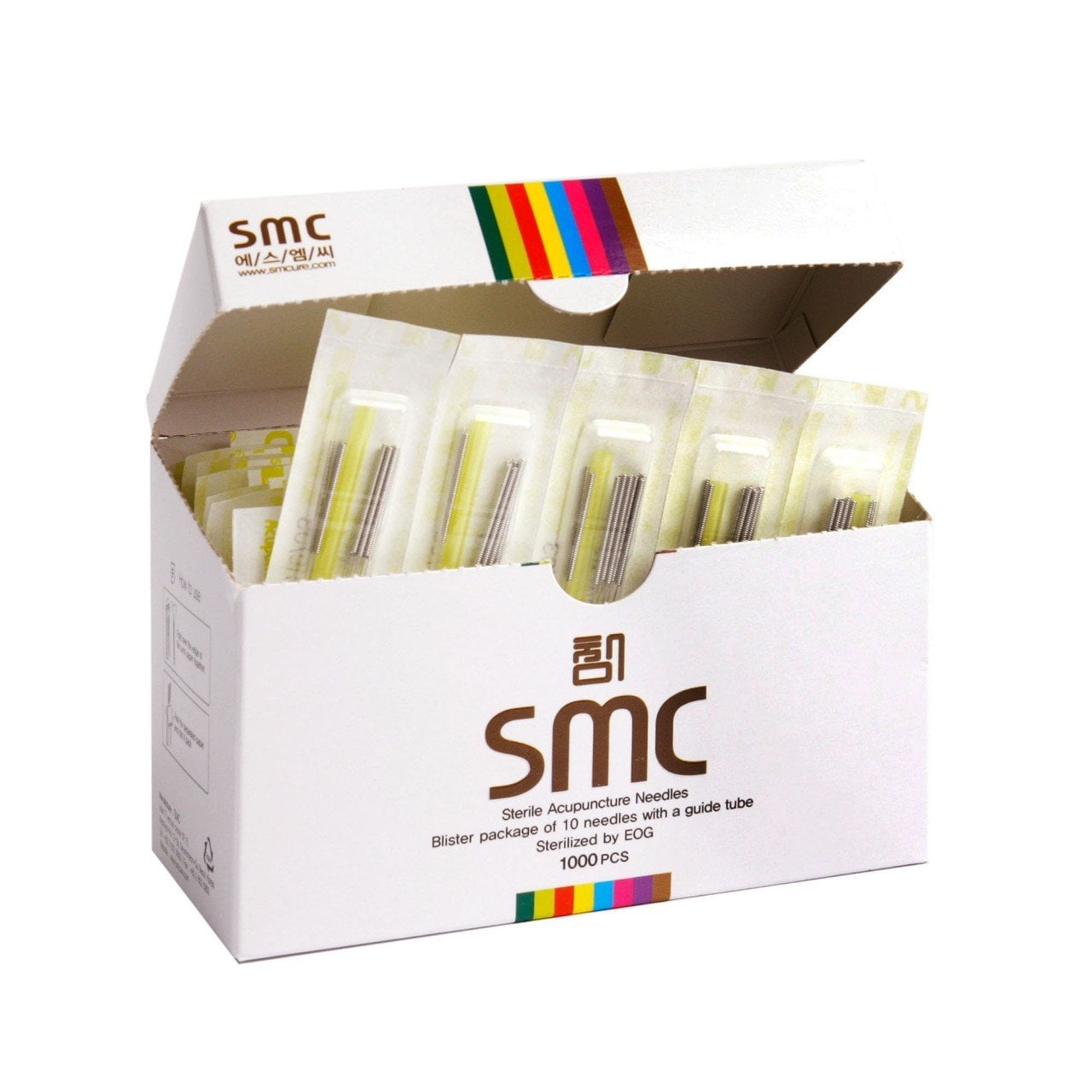 SMC Çelik Akupunktur İğnesi Kuru İğne 1000 adet Smc 0,25 x 25 mm