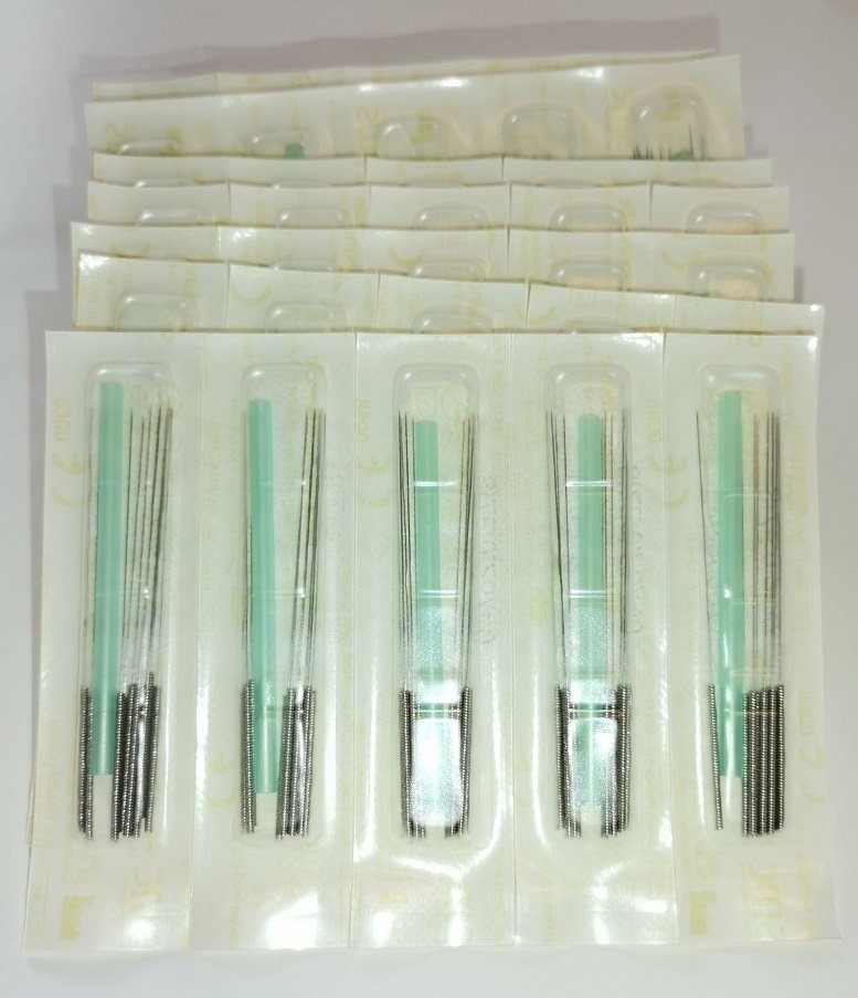 SMC Çelik Akupunktur İğnesi Kuru İğne 1000 adet Smc 0,25 x 40 mm