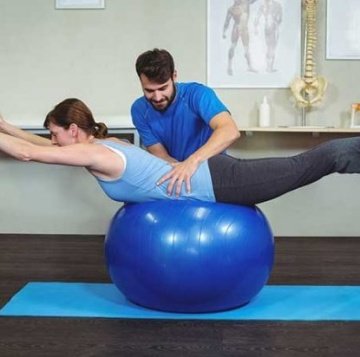 Theraband ABS Egzersiz Topu 75 cmMavi