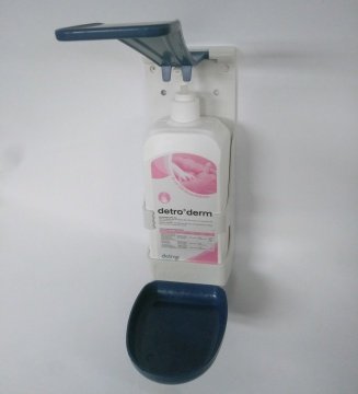 Detroderm 1L El Dezenfektanı Duvar Dispenseri İle Beraber