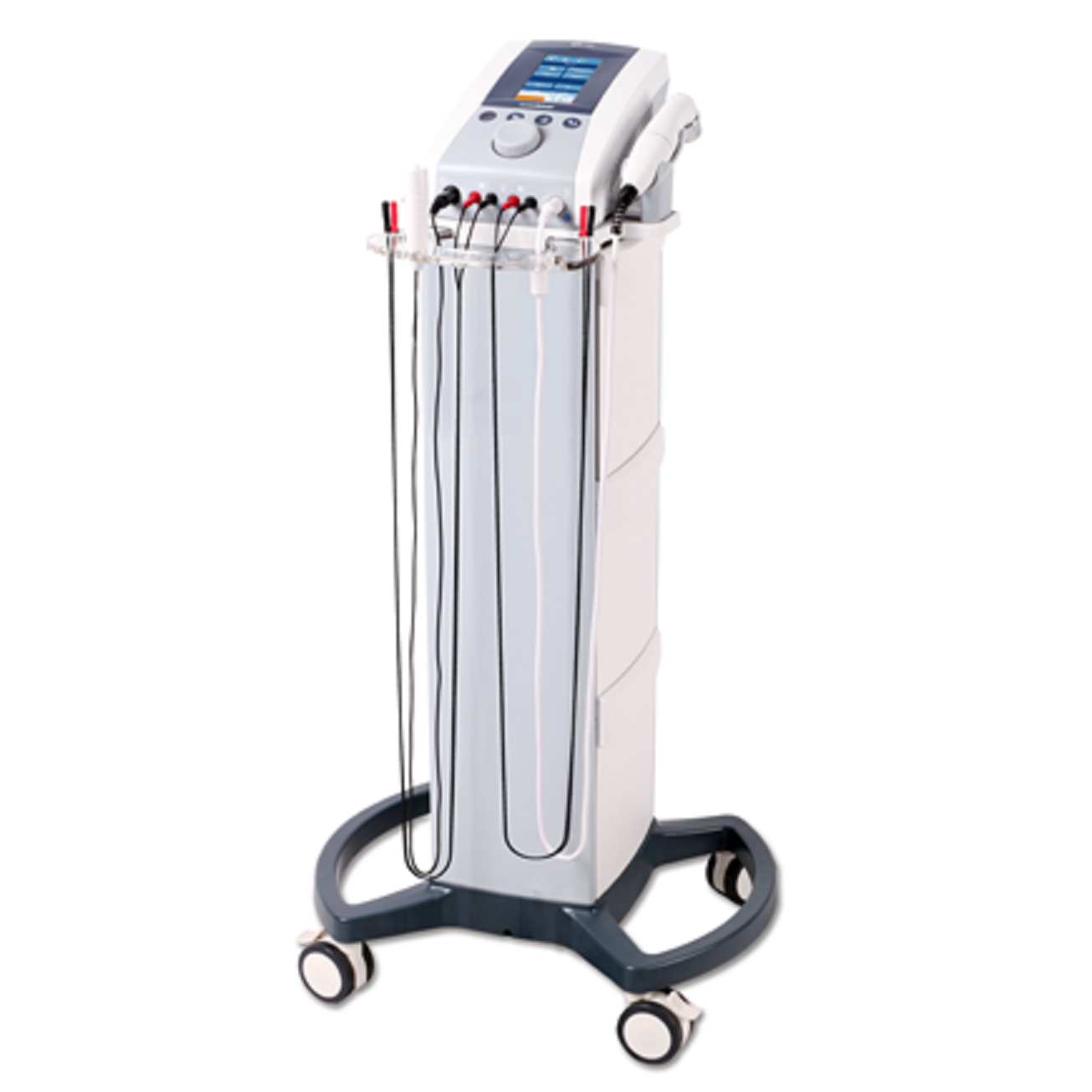 Nu-Tek CT2200 2 Kanal Elektroterapi ve Ultrason 1-3 mHz Kombine Fizik Tedavi Cihazı Sehpa Dahil