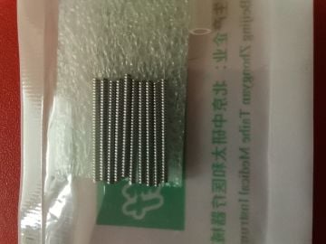 Zhongyan Taihe 0.16 x 7 mm Çelik Akupunktur İğnesi 500 Adet