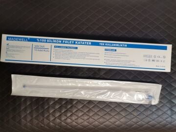 Madewell 24F %100 Silikon Foley Katater, 10 ADET