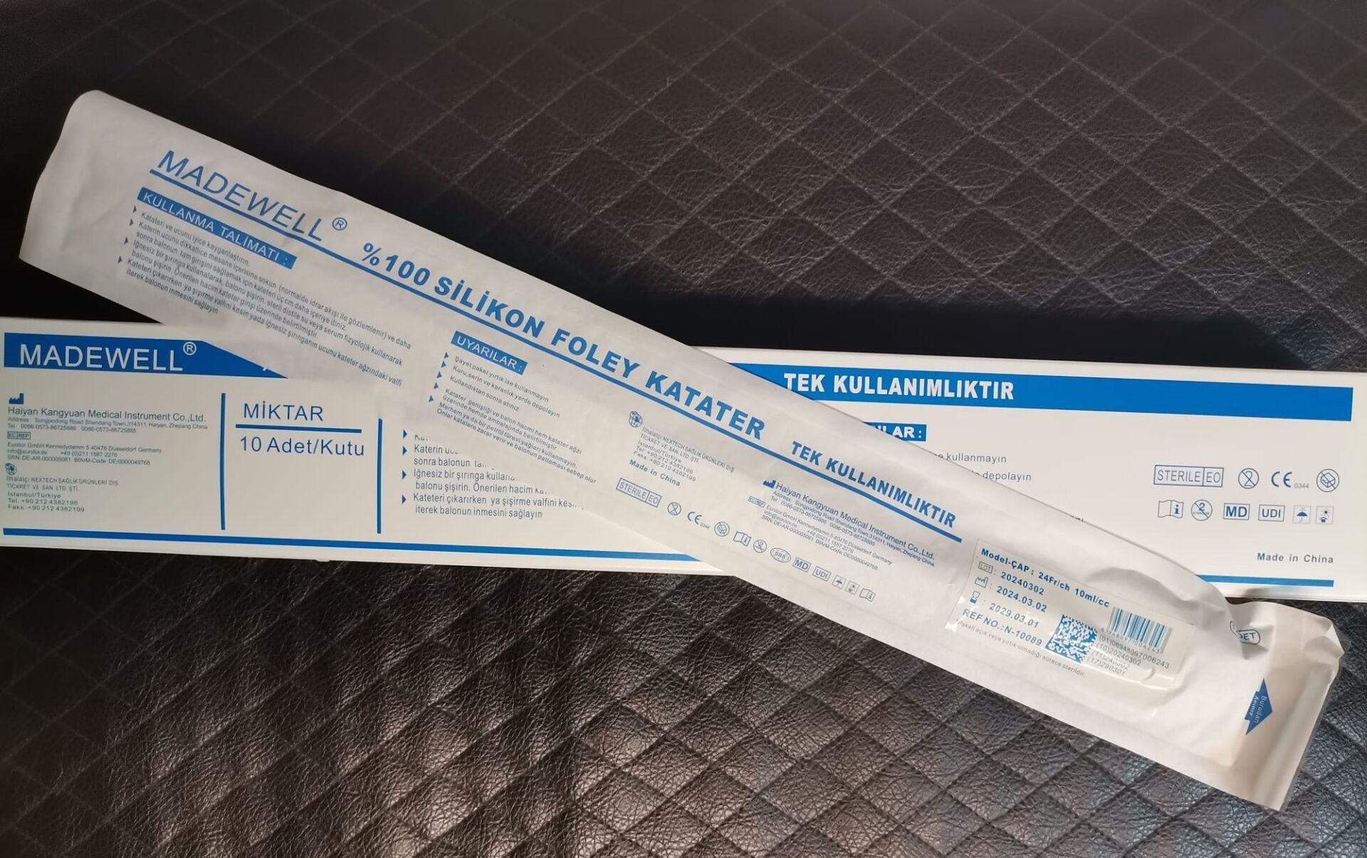 Madewell 24F %100 Silikon Foley Katater, 10 ADET
