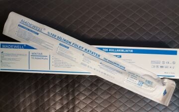 Madewell 24F %100 Silikon Foley Katater, 10 ADET