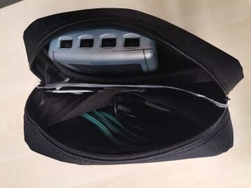 Fermuarlı Tens Ems Cihazı Çantası