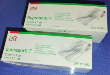 2 adet Suprasorb F 10cm x 1mt Şeffaf Film Yara Örtüsü