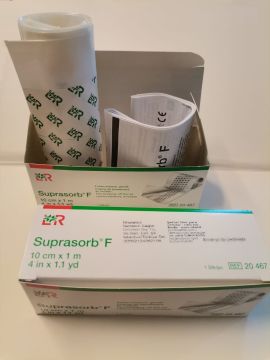 2 adet Suprasorb F 10cm x 1mt Şeffaf Film Yara Örtüsü