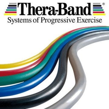 Theraband Kulplu Tubing Direnç Lastiği Kırmızı