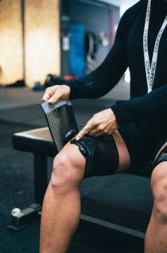 Compex Elastic Strap, 4 adet Elektrot pedi tutucu bandaj