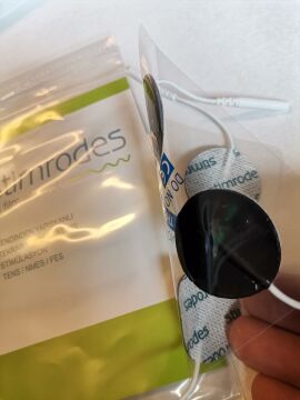 Stimrodes Yuvarlak Tens Elektrot Pedi 3.2 cm, Pakette 4 adet