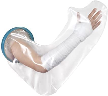 Su Geçirmez Alçı Bonesi Bandaj Koruyucu Kasnaklı Uzun Kol Boyu Pazuya Kadar